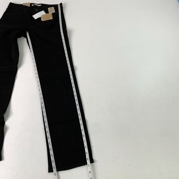 Levi's Women's 6 Jeans 314 Shaping Straight Jeans Black Size W28 x L32 - Picture 8 of 8